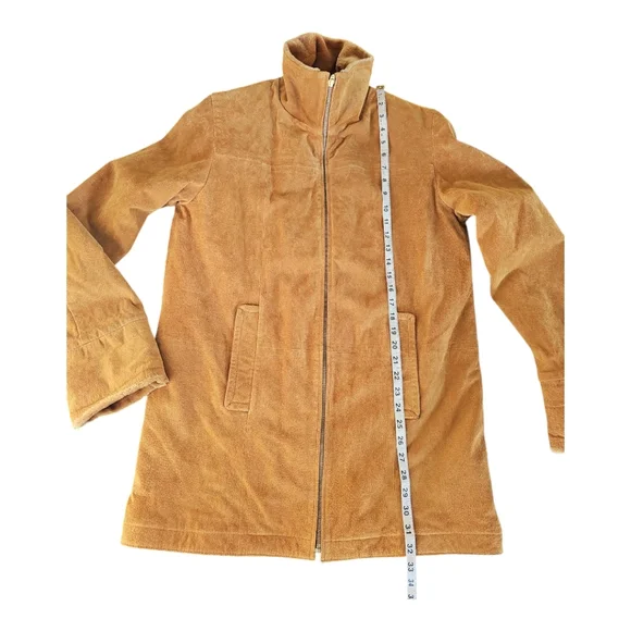 Winlit New York Genuine Leather Jacket – Medium – Lined – Camel Brown